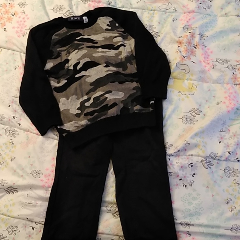 Boys sweater and jean outfit